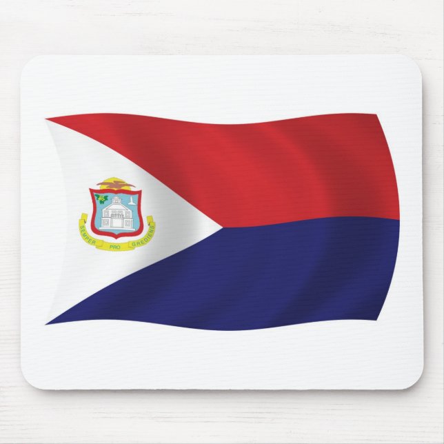 Mousepad Bandeira de Sint Maarten (Frente)