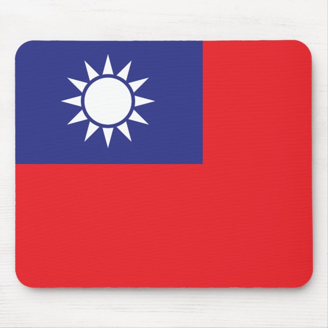 Mousepad Bandeira de Taiwan (Frente)