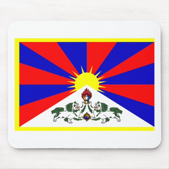 Mousepad Bandeira de Tibet (Frente)