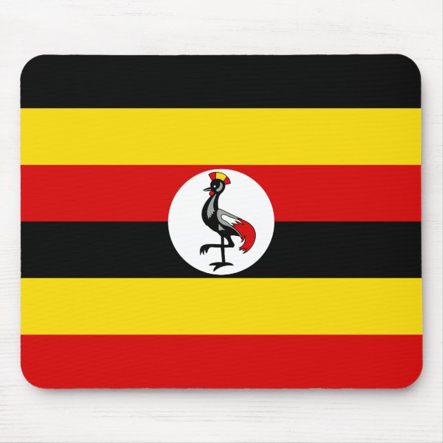Mousepad Bandeira de Uganda (Frente)