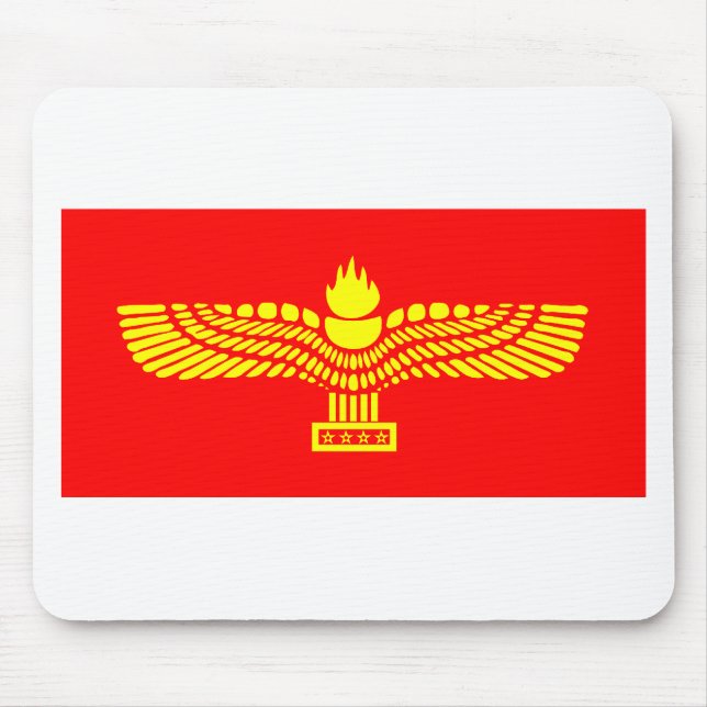 Mousepad Bandeira do Aramaic de Syriac (Frente)