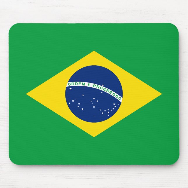 Mousepad Bandeira do Brasil Patriótico (Frente)
