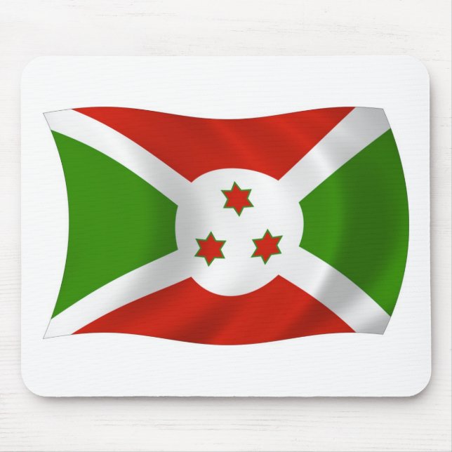 Mousepad Bandeira do Burundi (Frente)