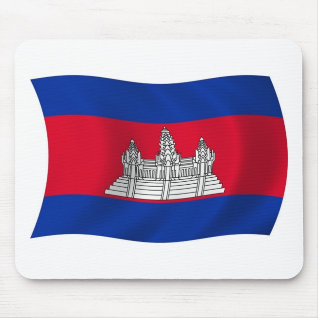Mousepad Bandeira do Camboja (Frente)