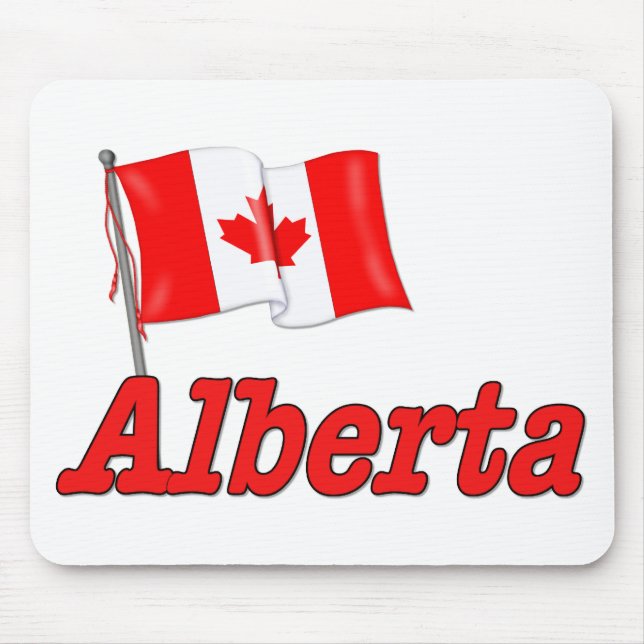 Mousepad Bandeira do Canadá - Alberta (Frente)