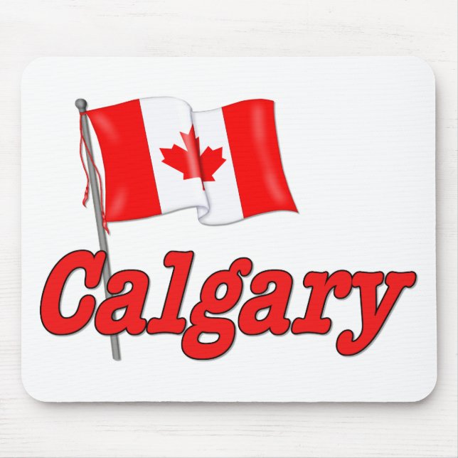 Mousepad Bandeira do Canadá - Calgary (Frente)