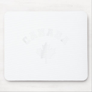 Mousepad Bandeira do Canadá Vacinação canadiana Pesca Pele