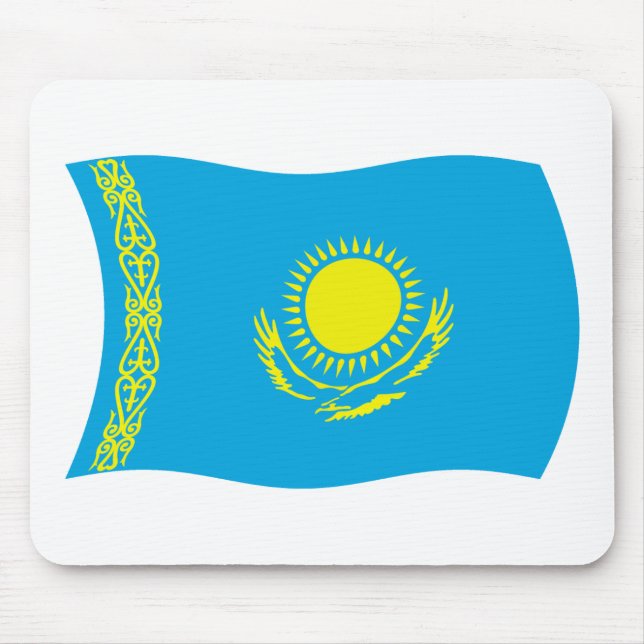 Mousepad Bandeira do Cazaquistão (Frente)