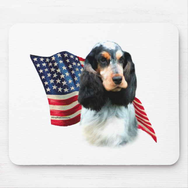 Mousepad Bandeira do Cocker Spaniel Inglês (Frente)