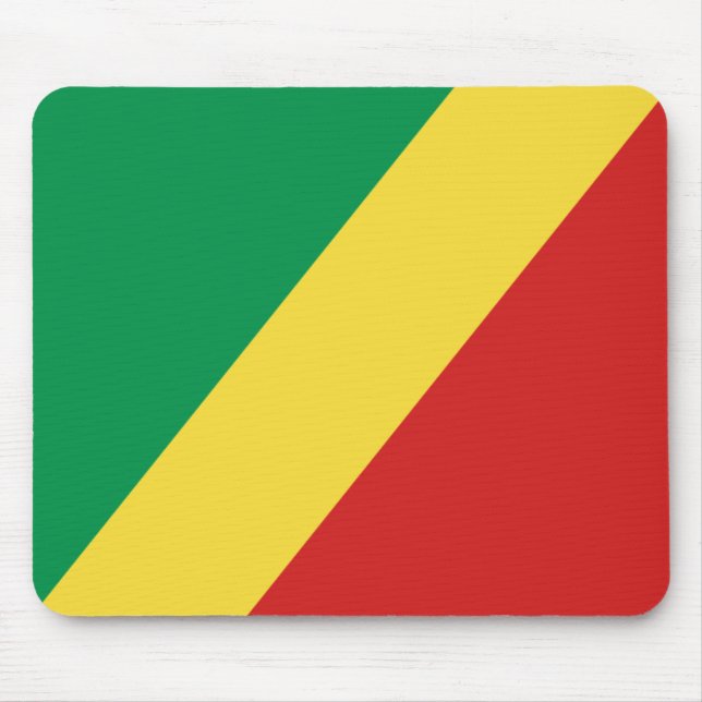 Mousepad Bandeira do Congo-Brazzaville (Frente)