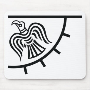 Mousepad Bandeira do corvo (bandeira de Viking)