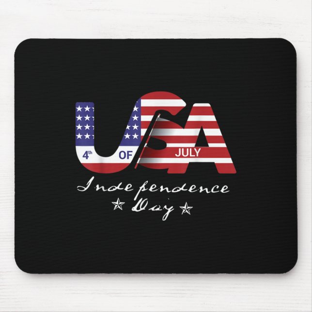 Mousepad Bandeira do Dia Memorial em Dificuldade Militar _  (Frente)