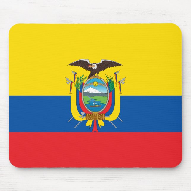 Mousepad Bandeira do Equador (Frente)