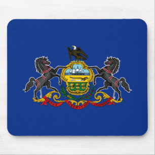 Mousepad Bandeira do Estado da Pensilvânia