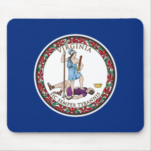 Mousepad Bandeira do Estado da Virgínia