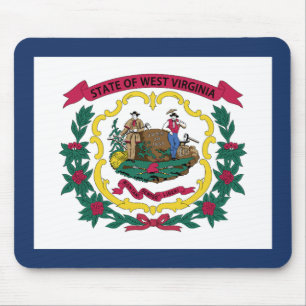 Mousepad Bandeira do Estado da Virgínia Ocidental