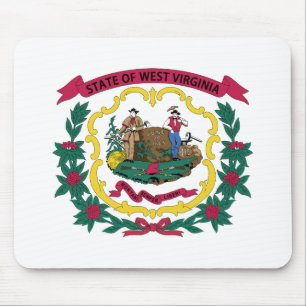 Mousepad Bandeira do Estado da Virgínia Ocidental
