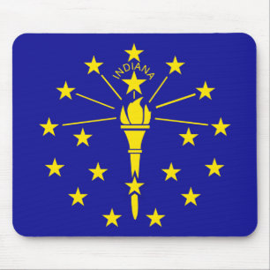 Mousepad Bandeira do estado de Indiana