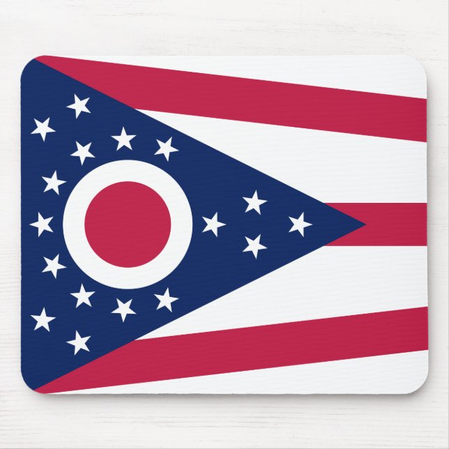 Mousepad Bandeira do Estado de Ohio (Frente)