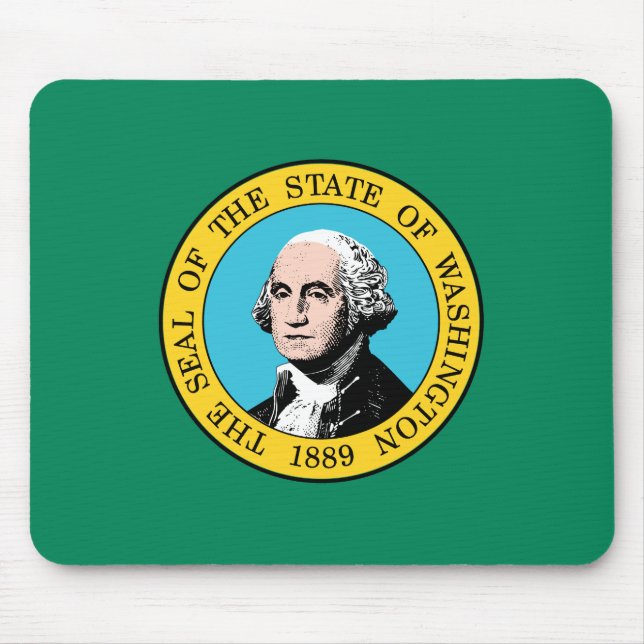 Mousepad Bandeira do Estado de Washington (Frente)