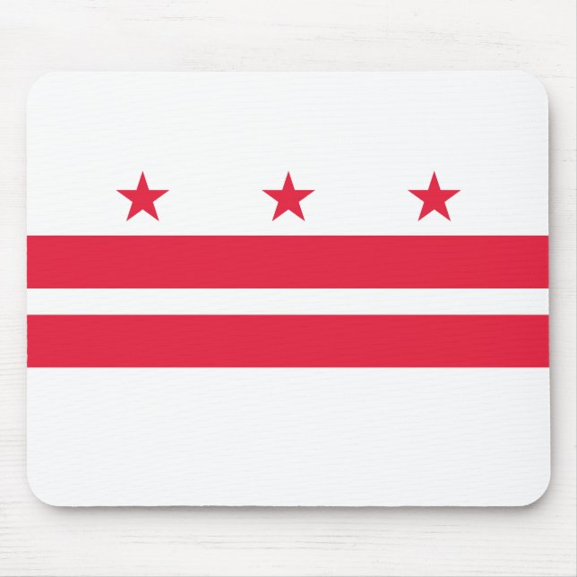 Mousepad Bandeira do Estado de Washington DC (Frente)