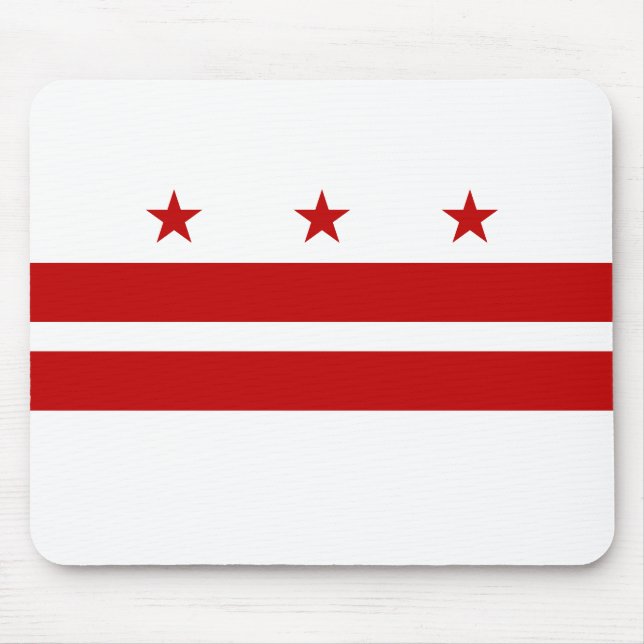 Mousepad Bandeira do Estado de Washington DC (Frente)
