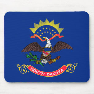 Mousepad Bandeira do Estado do Dakota do Norte (Dacotan do 