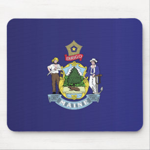 Mousepad Bandeira do Estado do Maine, EUA
