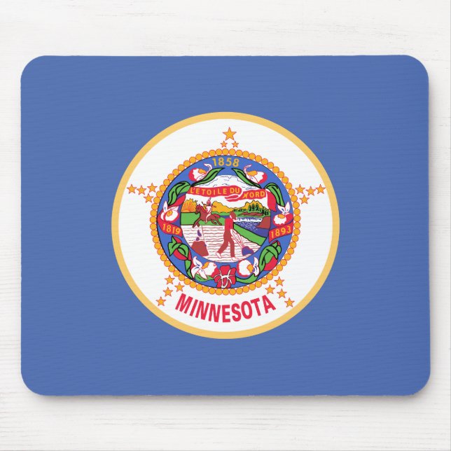 Mousepad Bandeira do Estado do Minnesota (Frente)