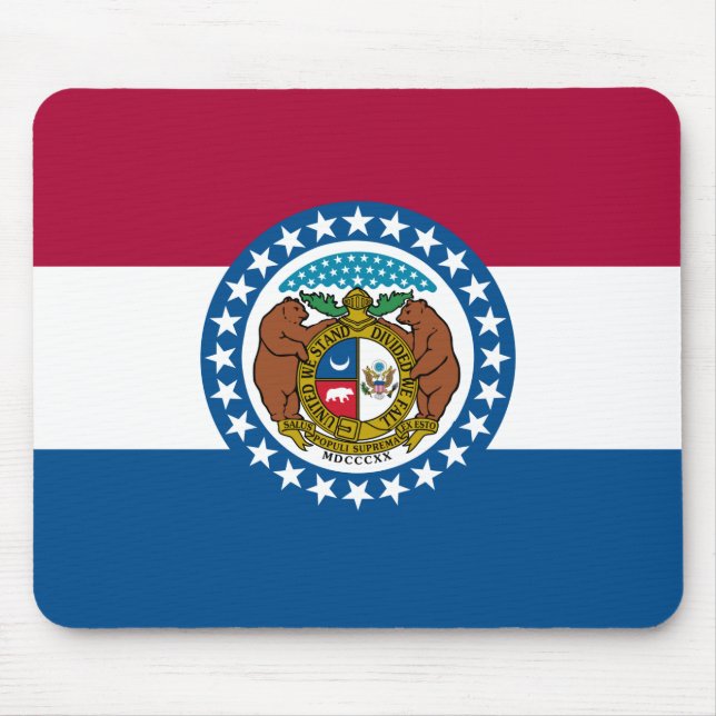 Mousepad Bandeira do Estado do Missouri (Frente)