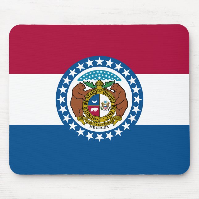 Mousepad Bandeira do Estado do Missouri (Frente)