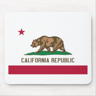 Mousepad Bandeira do estado do urso da república de