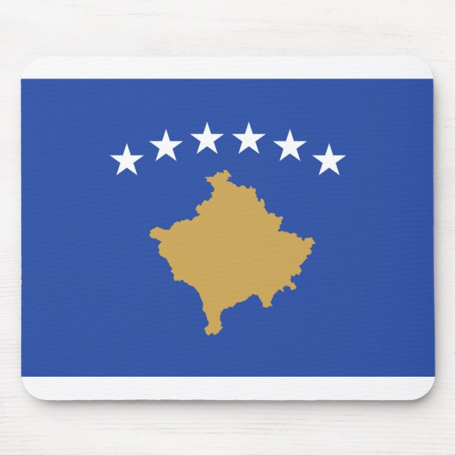 Mousepad Bandeira do Kosovo (Frente)