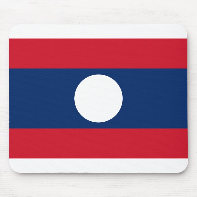 Mousepad Bandeira do Laos (Frente)