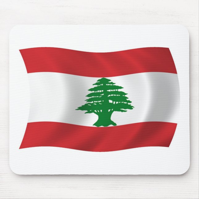 Mousepad Bandeira do Líbano (Frente)