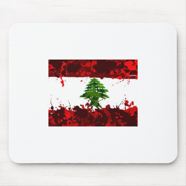 Mousepad Bandeira do Líbano (Frente)