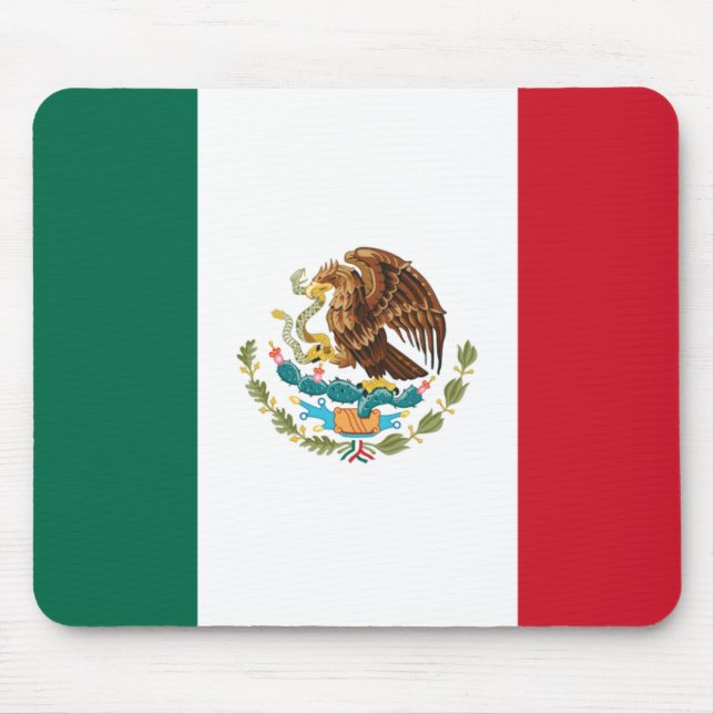 Mousepad Bandeira do México (Frente)