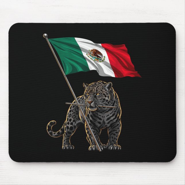 Mousepad Bandeira do México Orgulho Mexicano Raízes Mexican (Frente)