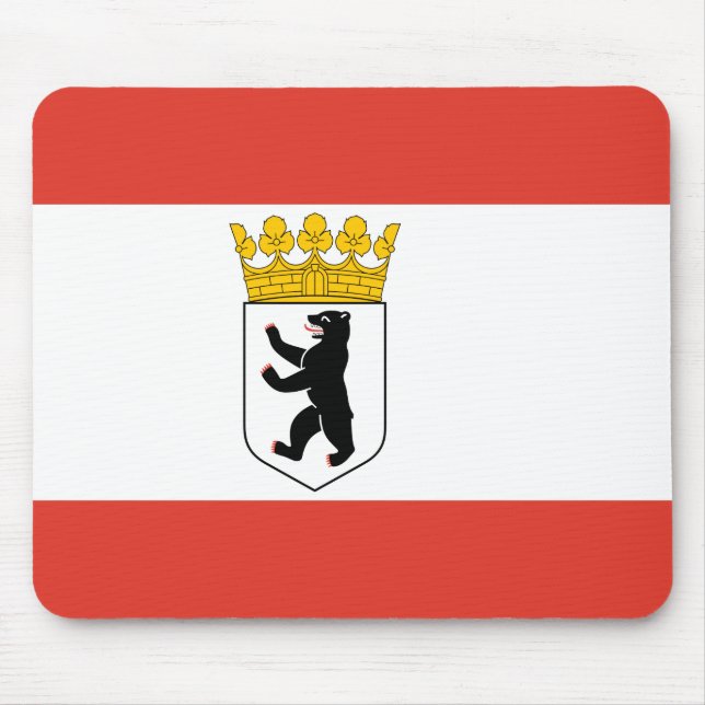 Mousepad Bandeira do Mouse de Berlim (Frente)