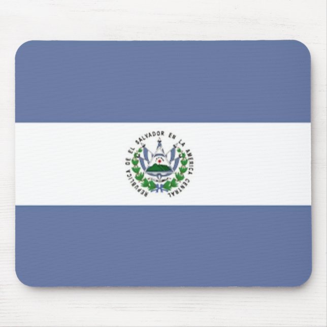 Mousepad Bandeira do mouse em El Salvador (Frente)