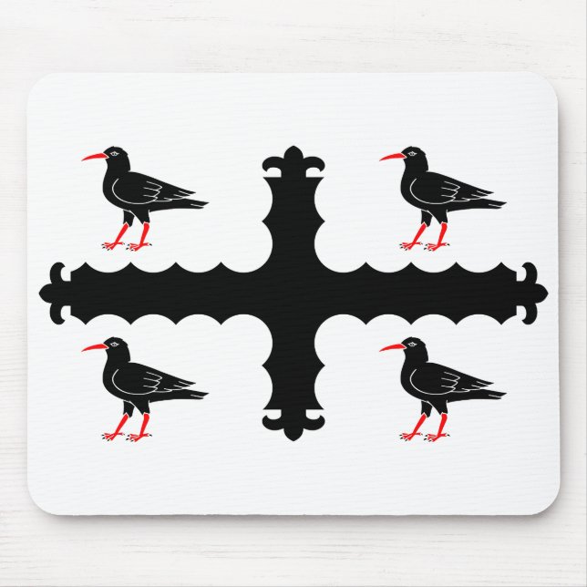 Mousepad Bandeira do mouse Flintshire (Frente)