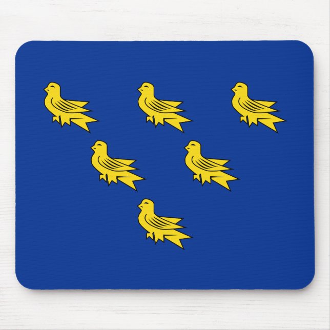 Mousepad Bandeira do mouse Sussex (Frente)