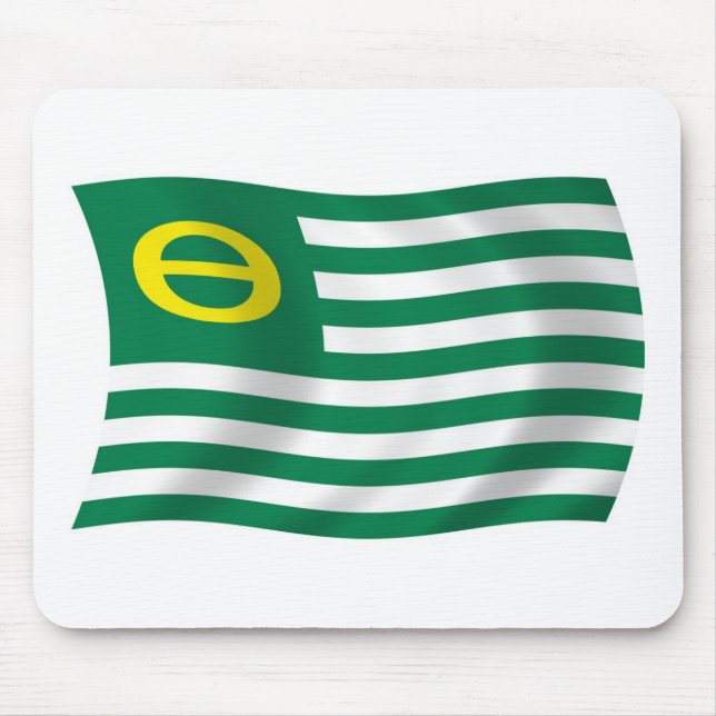 Mousepad Bandeira do Movimento Ecologia (Frente)