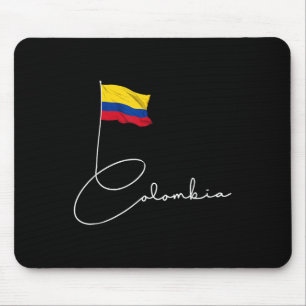 Mousepad Bandeira do Orgulho da Colômbia Expatriado Naciona