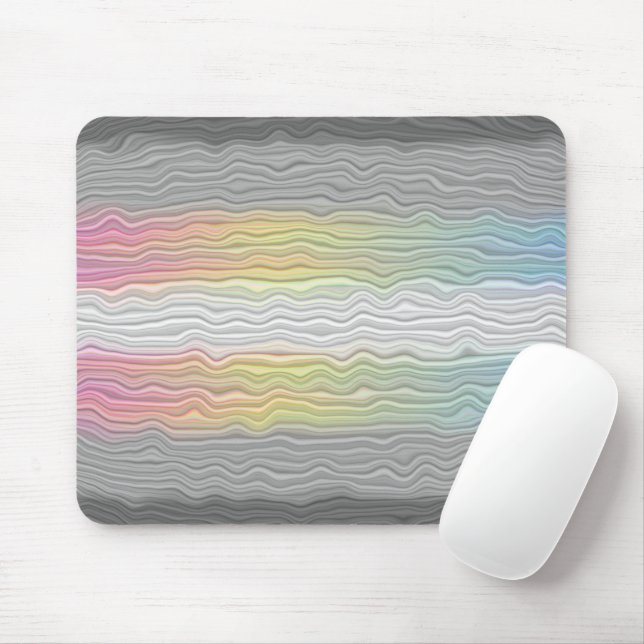 Mousepad Bandeira do Orgulho Demifluid Groovy Boho Trippy A (Com mouse)