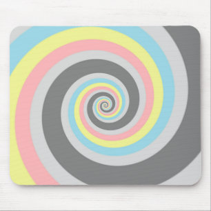 Mousepad Bandeira do Orgulho Demiflux Abstrato      