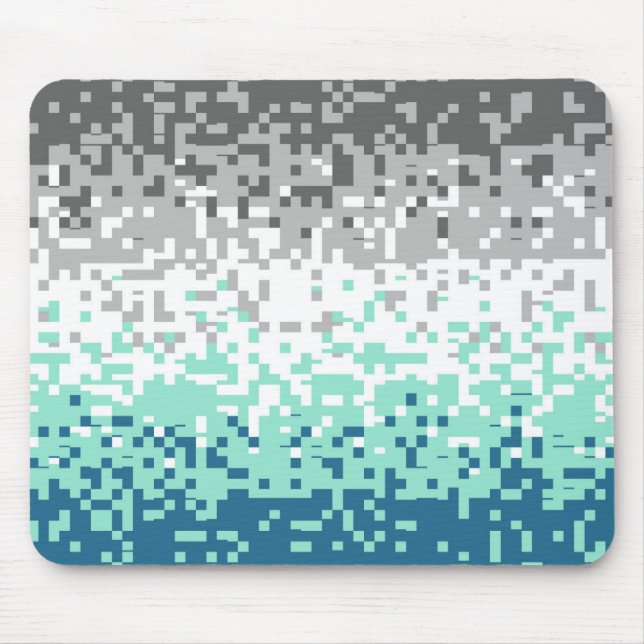 Mousepad Bandeira do Orgulho Frayromântico Abstrato Pixelad (Frente)