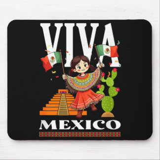 Mousepad bandeira do orgulho mexicano méxico raízes patrimô