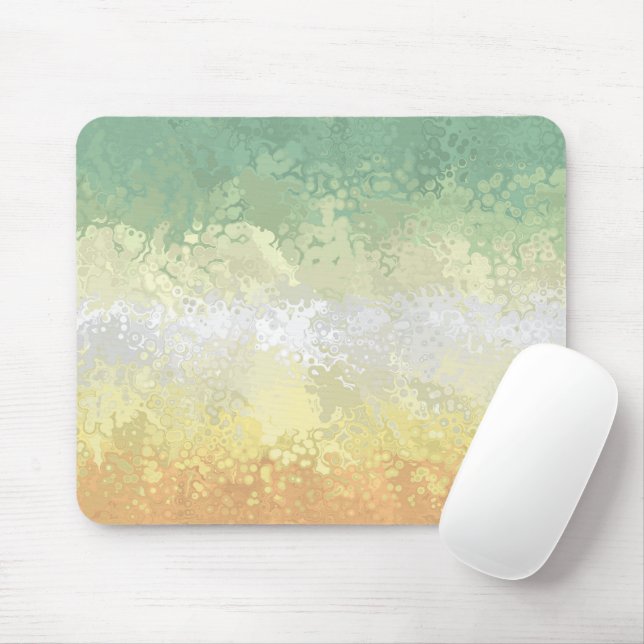 Mousepad Bandeira do Orgulho Trippy Boho Groovy Abstrato Ge (Com mouse)