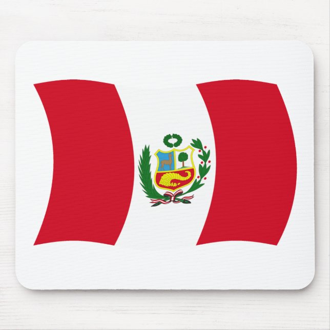 Mousepad Bandeira do Peru (Frente)